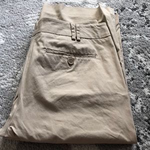 Tan classic Capri pants